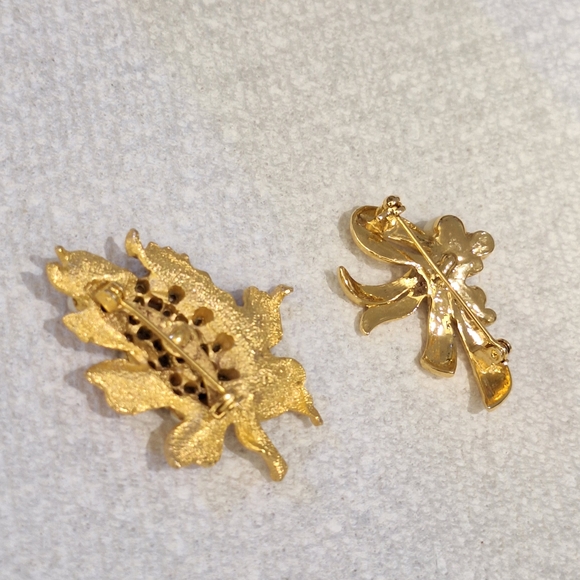 Bundle of Gold Tone‎ Pearl Brooches - Picture 4 of 5